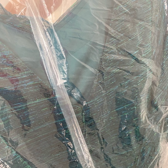 Betsy & Adam long sleeve metallic knit dress - Picture 5 of 5